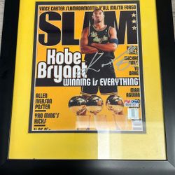 Slam Magazine Kobe Bryant Signed  Psa Authentic Autograph