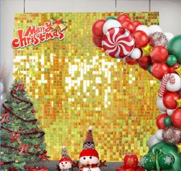 Gold Backdrop For Parties NEW
