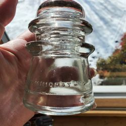 Hemingray 17 Clear Glass Insulator