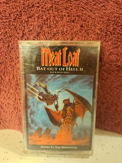 SEALED Meatloaf Bat out of Hell Cassette 1993