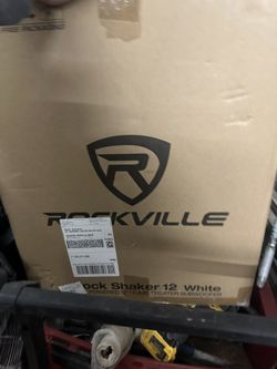 Rockville Rock Shaker 12 White