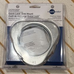 InSinkerator Sink Mount QLM-00 Chrome Quick Lock Flange Food Waste Disposer