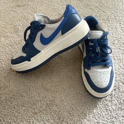 French Blue Elevate Low Jordan 1s
