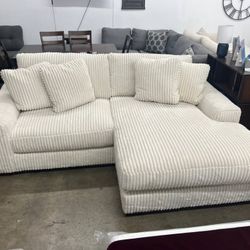 Corduroy Chaise loveseat