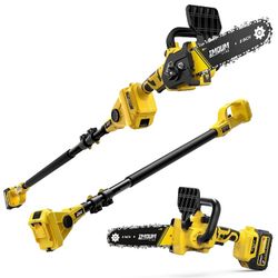 IMOUMLIVE 2-in-1 Cordless Pole Saw and Chainsaw