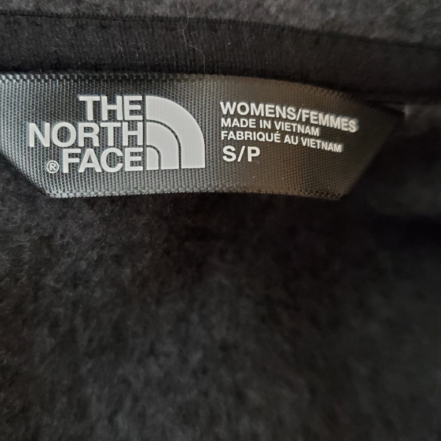 NWT ladies small the North Face dark grey (gray) heather full zip
