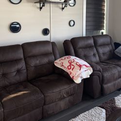 Living Room Power Reclining Couch