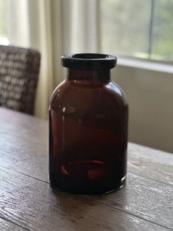 Tinted Glass Jug Vase