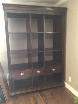 Wood bookcase/display case