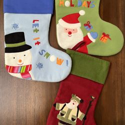 3 Christmas Stockings