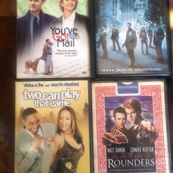 DVD’s. Different movies