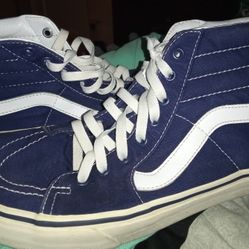 Size 10.5 Purple High Top Vans 