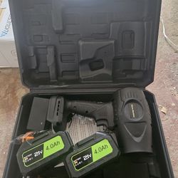 New Handheld Blower Includes 2 Batteries 