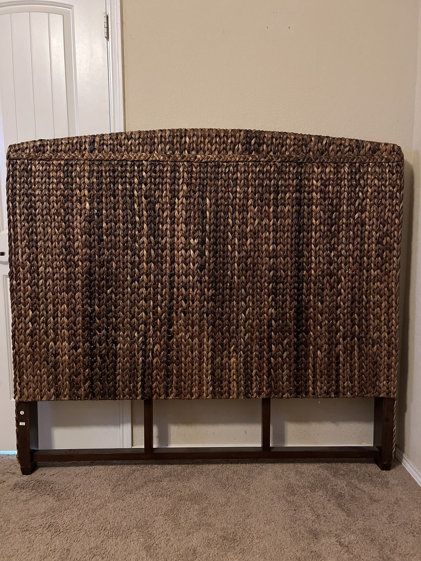Pottery barn seagrass bed discount