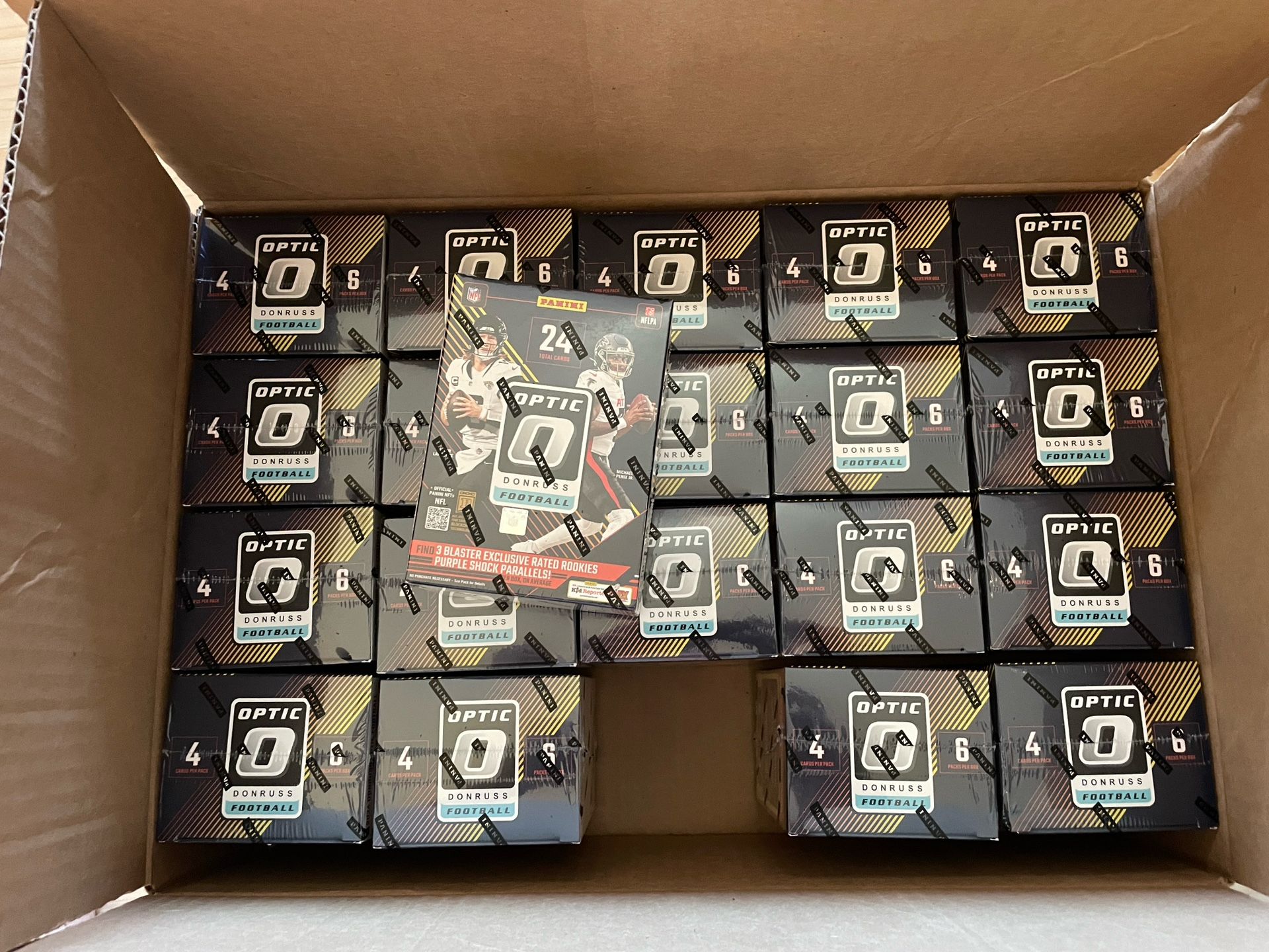 2024 NFL Football Optic Blaster Box Lot Of 20