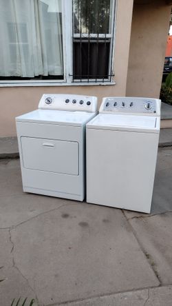 Washer and gas dryer