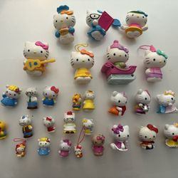Sanrio Hello Kitty vintage toy figures lot
