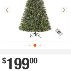 Home Accents Holiday
7.5 ft. Forest Pine LED Pre-Lit Artificial Christmas Tree T16