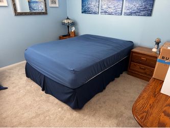 Metal Bed Frame with Mattresses Included