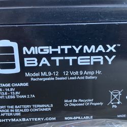 4 Mighty Max ML 9-12 Rechargable Batteries