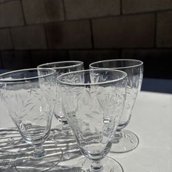 Crystal glasses