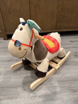 Horse plush rocker