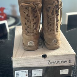 Girls Bear paw Boots