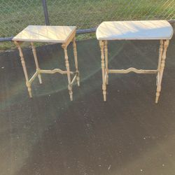 2 Antique Tables 