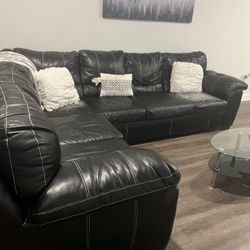 Black Sectional 