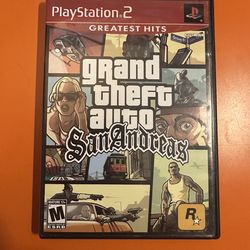 Grand Theft Auto San Andreas PS2 (With Manual)
