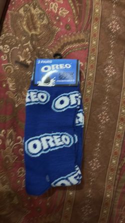 2 pairs Oreo Crew Socks
