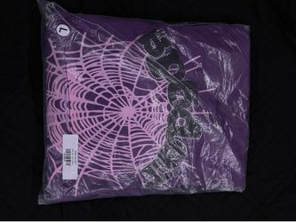 Sp5der web hoodie grape