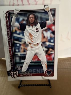 James Woods Oversized TopPS Baseball Card