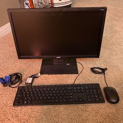 22 Inch Acer Computer Monitor 