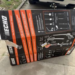 ECHO 21.2 cc Gas 2-Stroke Attachment Capable Straight Shaft String Trimmer with Speed-Feed Head and Curved Shaft Edger Kit