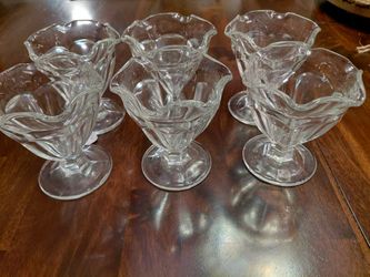 Set Of Six Glass Cups
