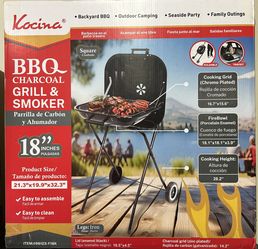 BBQ charcoal grill And smoker