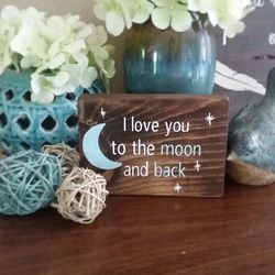 Valentines day gift wood sign decor