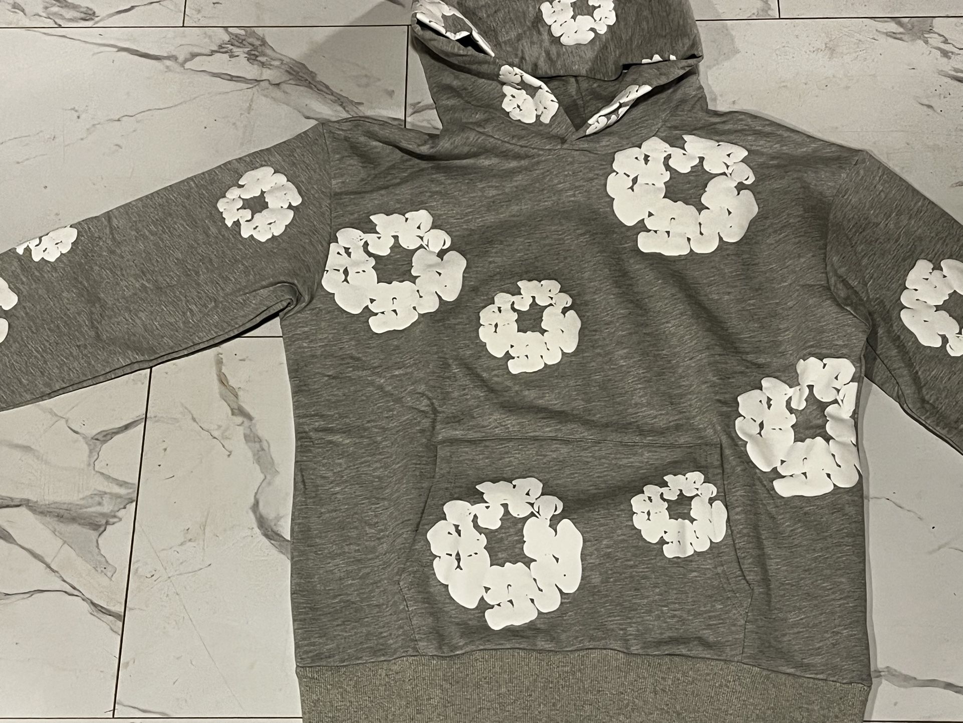 Grey Denim Tears Hoodie