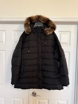 3XL Women's Winter Thickened Long Puffer Coat Warm Parka Jacket W/Faux Fur-New