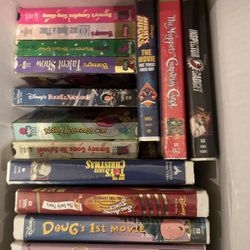 VHS Tapes For Sale Lots Of Older, Disney Movies