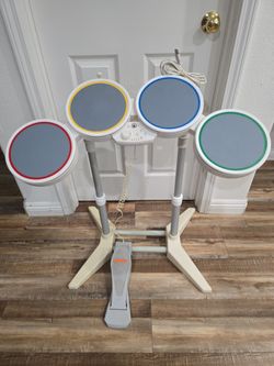 Harmonix Nintendo Wii Rock Band Drum Set & Pedal Wired USB