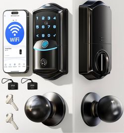 Veise VE027-K Built-in WiFi Smart Lock with 2 Knob