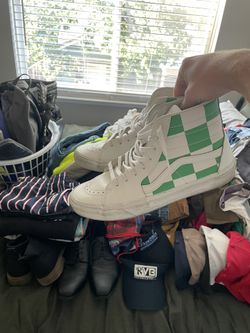 Checkered High top Vans