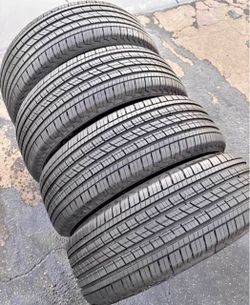 Set of 4 Used Car Tires Michelin brand