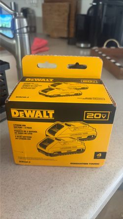 Dewalt battery 2 pack