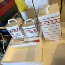 In N Out Burger Ceramic Canister ( Hesperia Ca )
