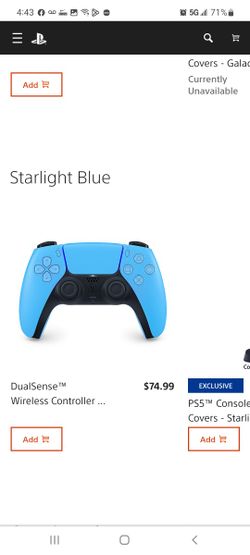 PS5 CONTROLLERS ("ALL COLORS AVAILABLE")