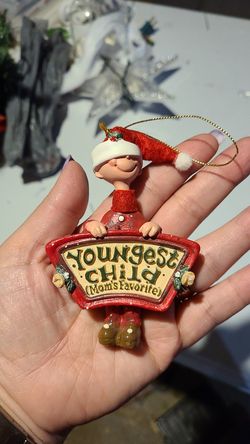 Youngest child ornament