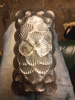 Hand Crafted Tray Pewter 